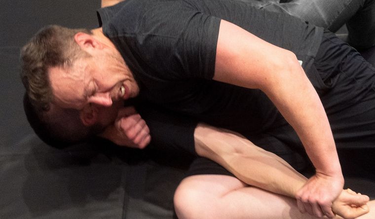 Elon Musk Elon Musk se entrena para pelear. Foto: @lexfridman, Twitter.