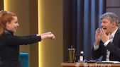 Agustina Kämpfer retó a Mario Pergolini a que se coma su placenta.