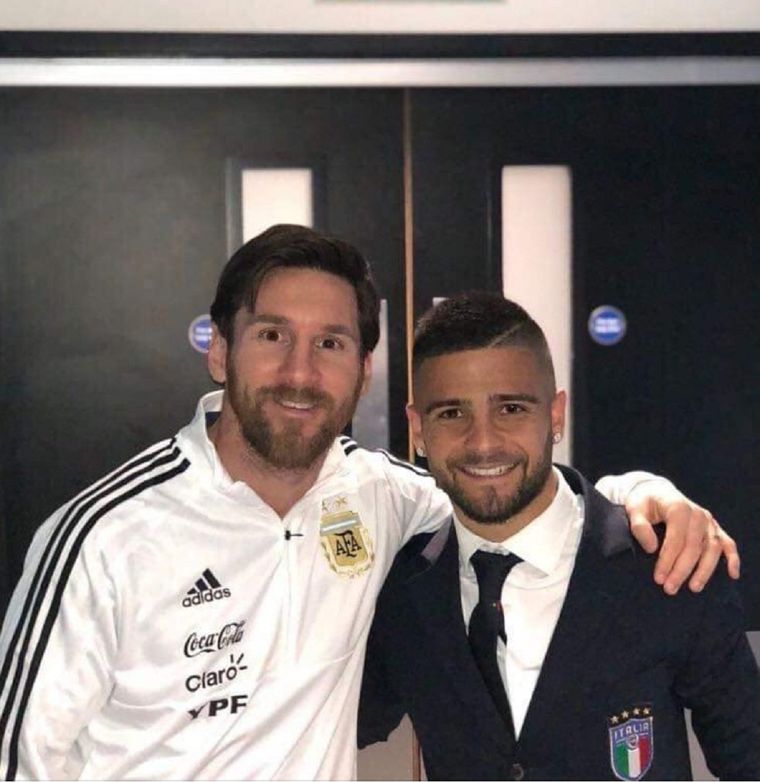 Messi e Insigne, los 10 de Argentina e Italia.
