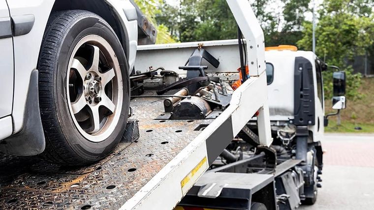 Contrató una grúa para robar un auto Foto: Télam