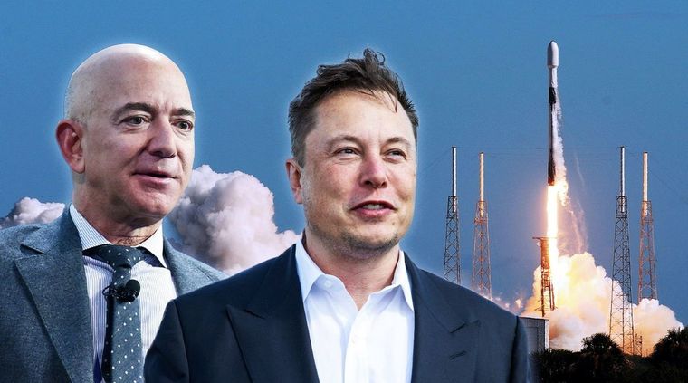 Jeff Bezos y Elon Musk perdieron mucho dinero. Foto: Salon.