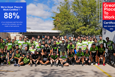 Parte del equipo de Knight Piésold Argentina durante su carrera anual ‘Fun Run’.