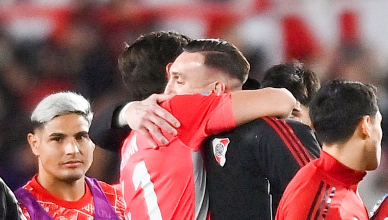 Franco Armani destacó el gran momento de Santiago Beltrán.