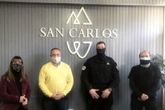 Funcionarios municipales y del IUSP tuvieron una reunión en San Carlos.