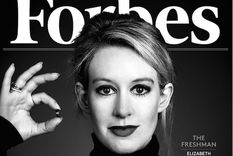 Elizabeth Holmes En 2015 la revista Forbes la denominó la multimillonaria más joven de los Estados Unidos Foto: Forbes