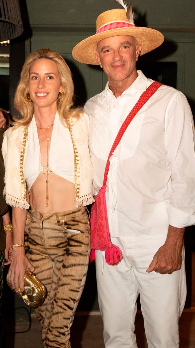 Grace Goldsmith y Alan Faena. Grace Goldsmith y Alan Faena.
