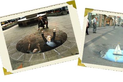 MDZol | La ilusión óptica de Julián Beever Foto: Web