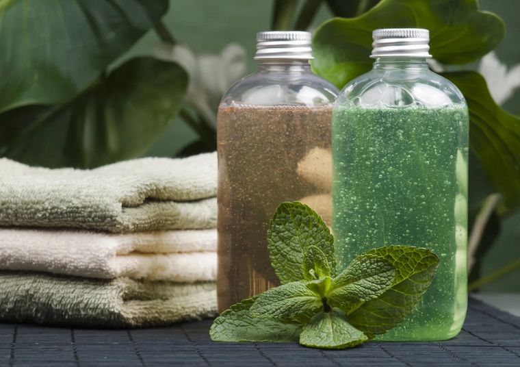 El champú de menta es antibacterial. Foto: Archivo