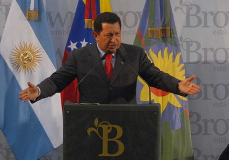El presidente de Venezuela, Hugo Chávez. Foto: NA