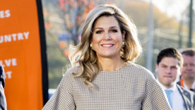 Mirá el look de Máxima de Holanda. Foto: EFE