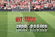 El Liverpool jugó su primer partido tras la muerte de Diogo Jota. El Liverpool jugó su primer partido tras la muerte de Diogo Jota.