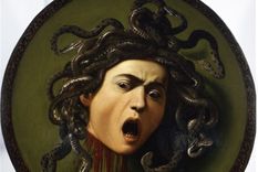Caravaggio, “Cabeza de Medusa” expuesta en el MNBA Foto: MNBA