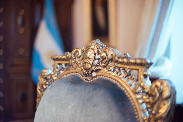 Sillón de Rivadavia Un símbolo político que nunca existió Foto: Casa Rosada