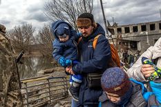 niños ucranianos Los niños ucranianos, víctimas de la guerra. Foto: Efe.