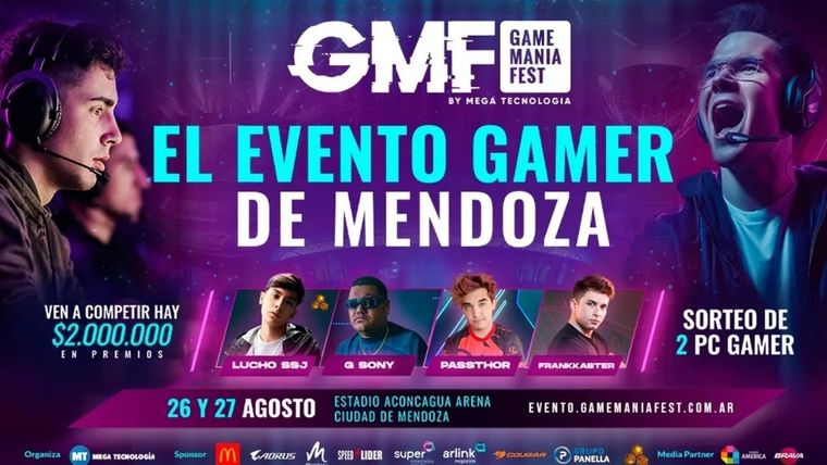 MDTECH y MDZ sortean 3 entradas para el Game Manía Fest en el Arena Aconcagua
