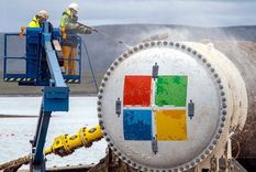 Después de dos años en el fondo del mar, reaparece el experimento de Microsoft. Foto: BBC