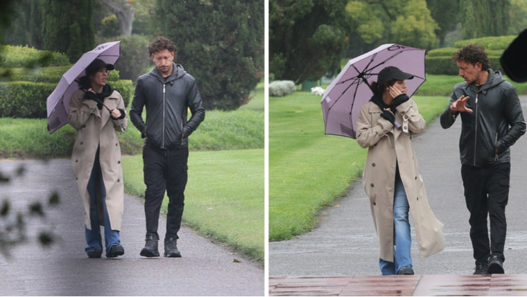 La expareja, en buenos términos. La expareja, en buenos términos.