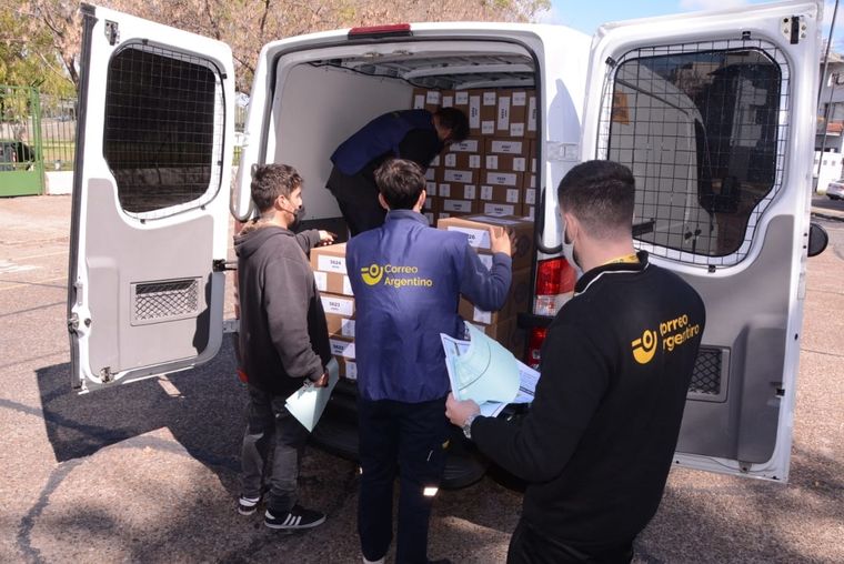 Operativo de reparto de urnas