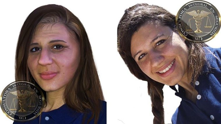 Así se vería hoy La cara de María Cash, según la versión de Suárez.