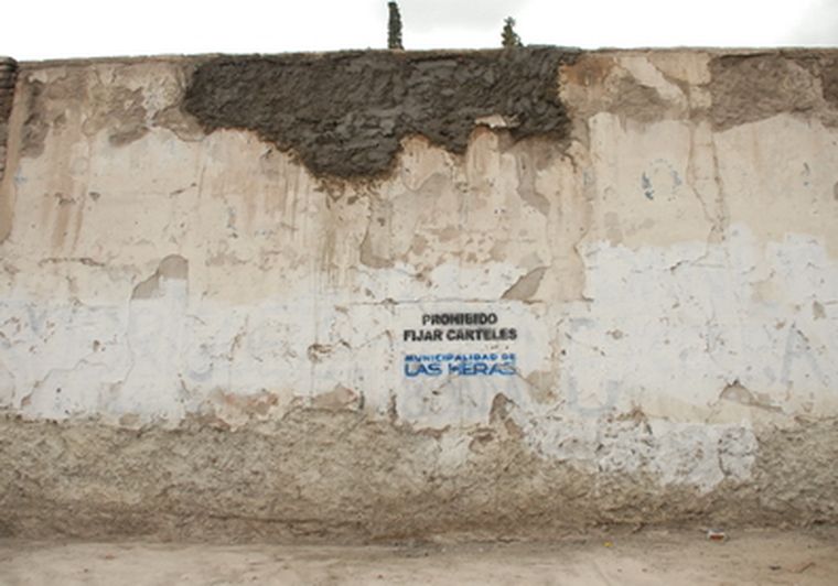 El agujero ya fue arreglado con un parche de cemento. Foto: Nacho Gaffuri / MDZ