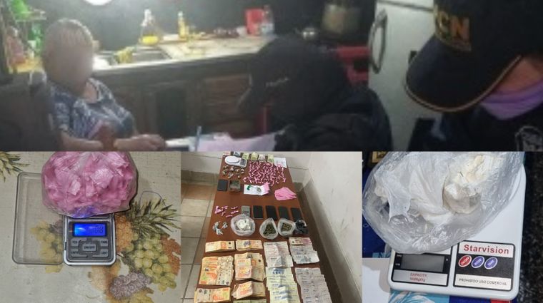 Los allanamientos dieron con el secuestro de droga, dinero y la detención de tres mujeres.