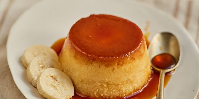 Flan de banana Foto: pixabay