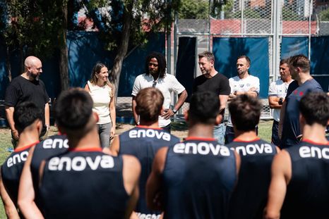 San Lorenzo volvió a los entrenamientos en Ciudad Deportiva. San Lorenzo volvió a los entrenamientos en Ciudad Deportiva.