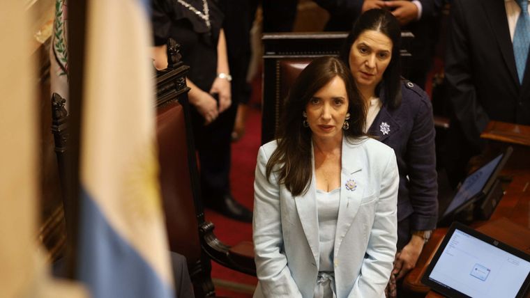 El Senado será el escenario de una eufórica sesión precidida por Victoria Villarruel. Foto: Noticias Argentinas El Senado será el escenario de una eufórica sesión precidida por Victoria Villarruel. Foto: Noticias Argentinas