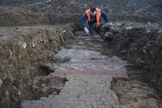 Arqueólogos encontraron un mosaico romano Foto: Oxford Archaeology