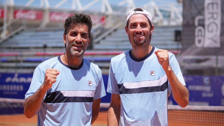 Machi González y Andrés Molteni, la dupla que irá por el tercer punto. Foto: @CordobaOpen