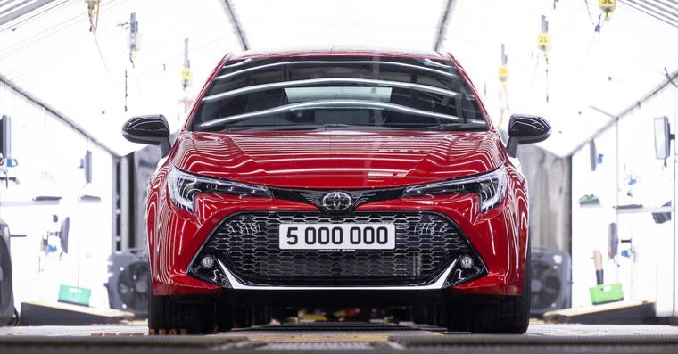 Toyota hace historia con sus 5 millones de autos fabricados Foto: Toyota