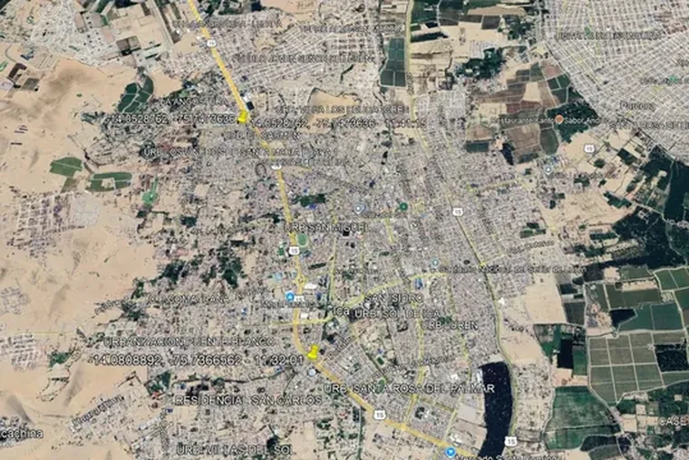 La ruta del teléfono de Pequeño J. La ruta del teléfono de Pequeño J.