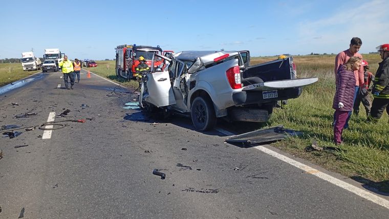 El siniestro ocurrió el martes, en el kilómetro 373 de la ruta nacional 5. 