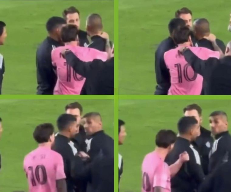 El video muestra la furiosa reacción de Messi contra uno de los árbitros tras el empate del Inter Miami en el debut de la MLS. Foto: Captura de TV