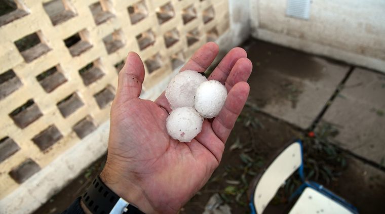 Las tormentas pronosticadas podrían venir acompañadas de ocasional caída de granizo Foto: ALF PONCE MERCADO / MDZ