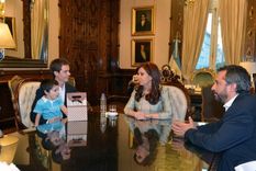 cristina recibio al nieto recuperado 116