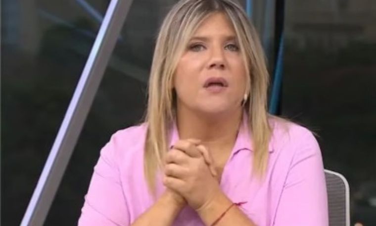Dominique Metzger protagonizó un insólito blooper al aire de TN La conductora se tomó con humor las bromas posteriores Foto: Captura TV