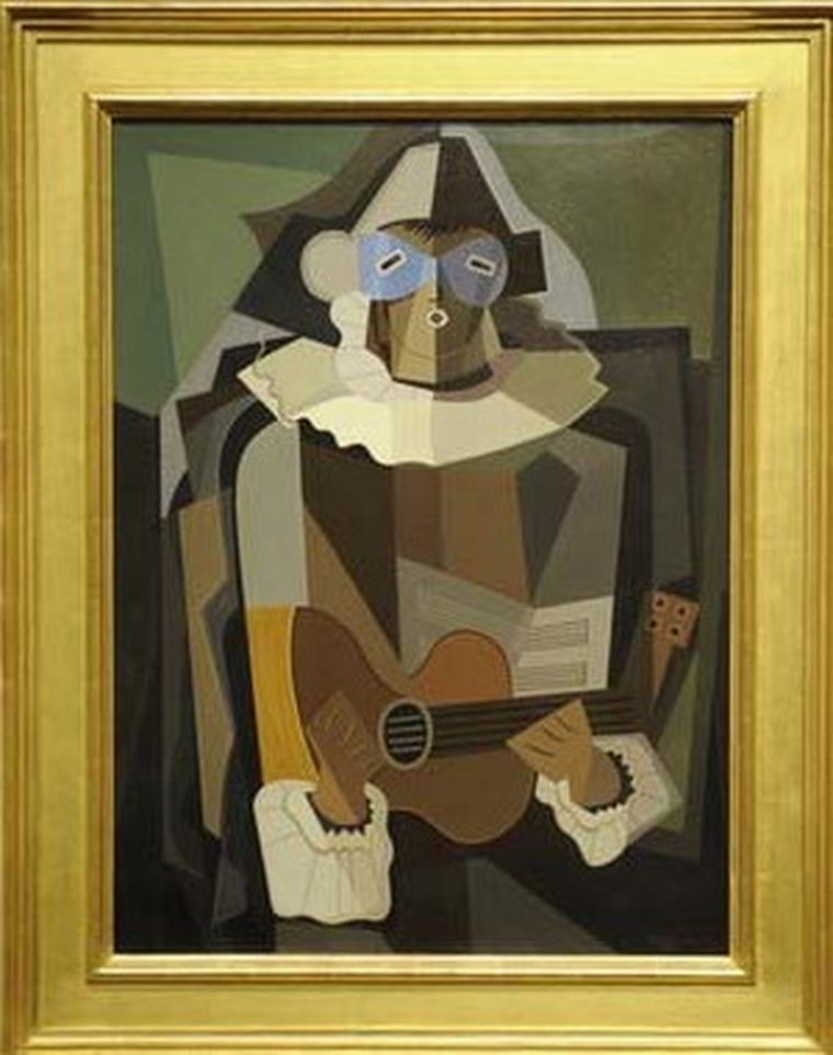 El cantor, de Pettoruti se vendió por 782.500 dólares. Foto: AFP