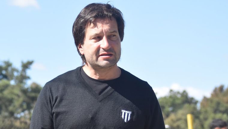 Fernando Porreta, presidente del club mendocino, que se prepara para un compromiso vital. Foto: @GimnasiaMendoza