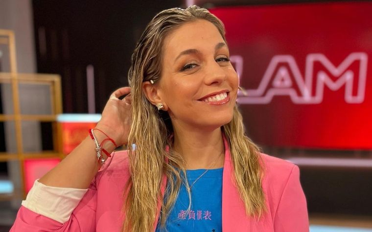 Maite Peñoñori tuvo su última noche en el piso de LAM. Foto: Instagram Maite Peñoñori.