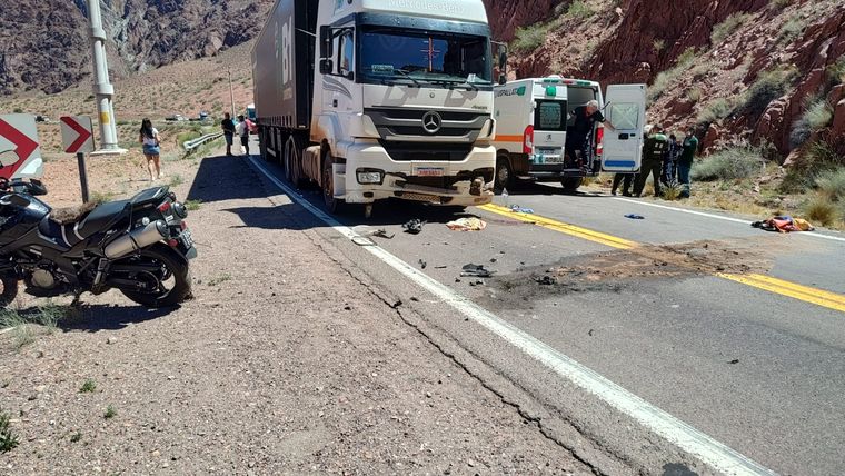 Uno de los accidentes. Foto: Ministerio de Seguridad