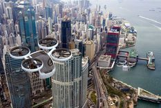 lo que faltaba: un dron que lleva 4 pasajeros en la era post covid-19 lo que faltaba: un dron que lleva 4 pasajeros en la era post covid-19