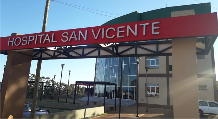 El hospital al que llegó la mujer con la víctima Foto: NA