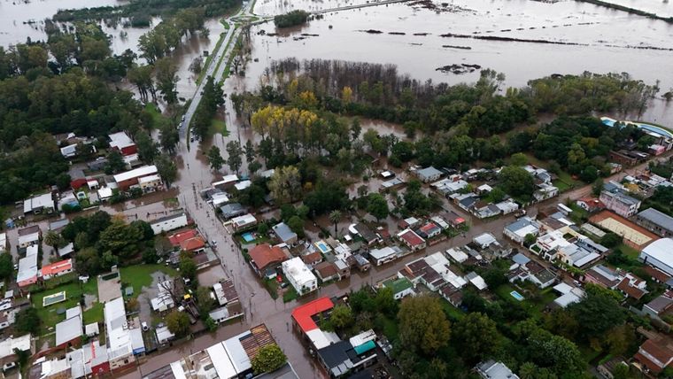 Inundaciones en la provincia de Buenos Aires. El objetivo central de la nueva propuesta de alerta temprana, es que incorpore una actualización climática para la región. Foto: Archivo