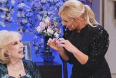 Jimena Monteverde junto a Mirtha Legrand.&nbsp;