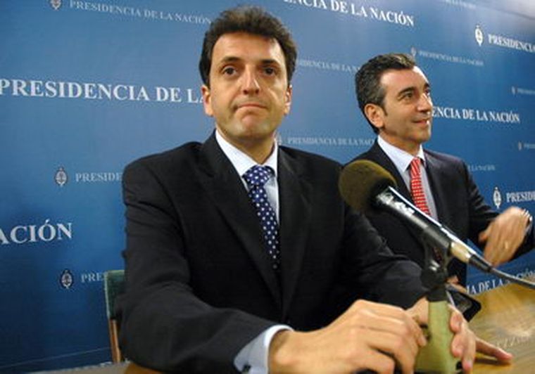 Sergio Massa y Florencio Randazzo, en una semana de muchas reuniones. Foto: NA