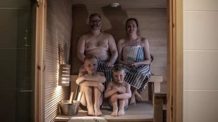 La tradición del sauna está muy arraigada en la cultura nórdica. Foto: GETTY IMAGES