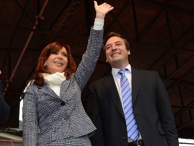 El ministro Martín Soria junto a Cristina. Foto: Presidencia