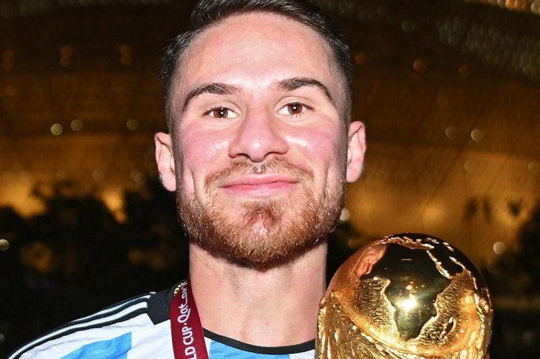 Alexis Mac Allister tuvo una performance soñada en el Mundial de Qatar 2022 Foto: Instagram: @alemacallister