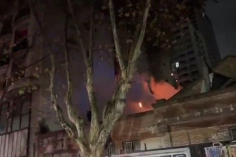 Once personas fueron asistidas por un incendio que se desató en un edificio en Monserrat, en la Ciudad de Buenos Aires